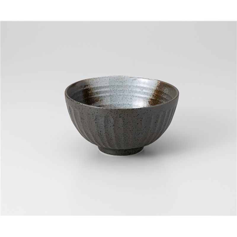 古林陶器 飯椀 潮騒 削ぎ茶碗(大) 1235040515 1個(ご注文単位1個)【直送品】