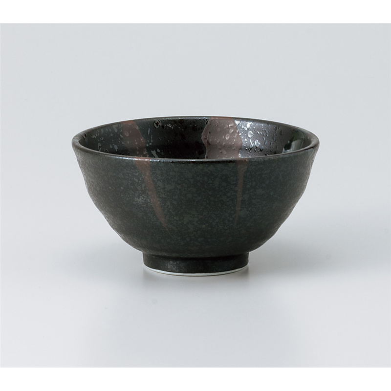 古林陶器 飯椀 東雲(黒)飯碗(大) 935750563 1個(ご注文単位1個)【直送品】