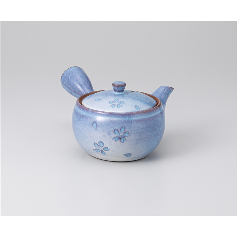 古林陶器 急須・ポット 白桜切立帯網急須 1237320251 1個(ご注文単位1個)【直送品】