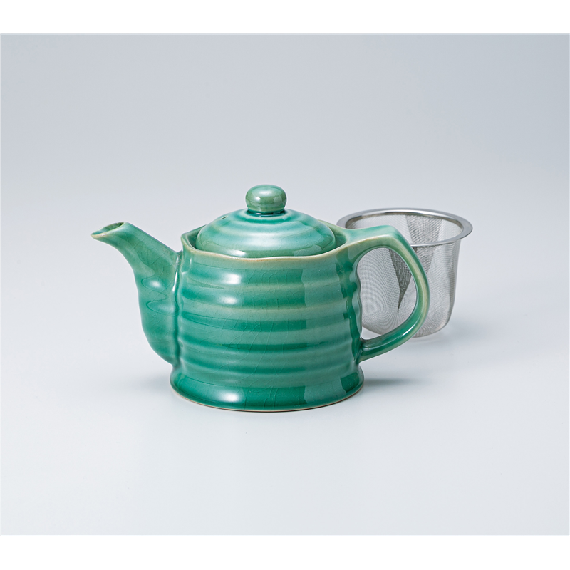 古林陶器 ポット トルコブルーポット 1334440141 1個(ご注文単位1個)【直送品】