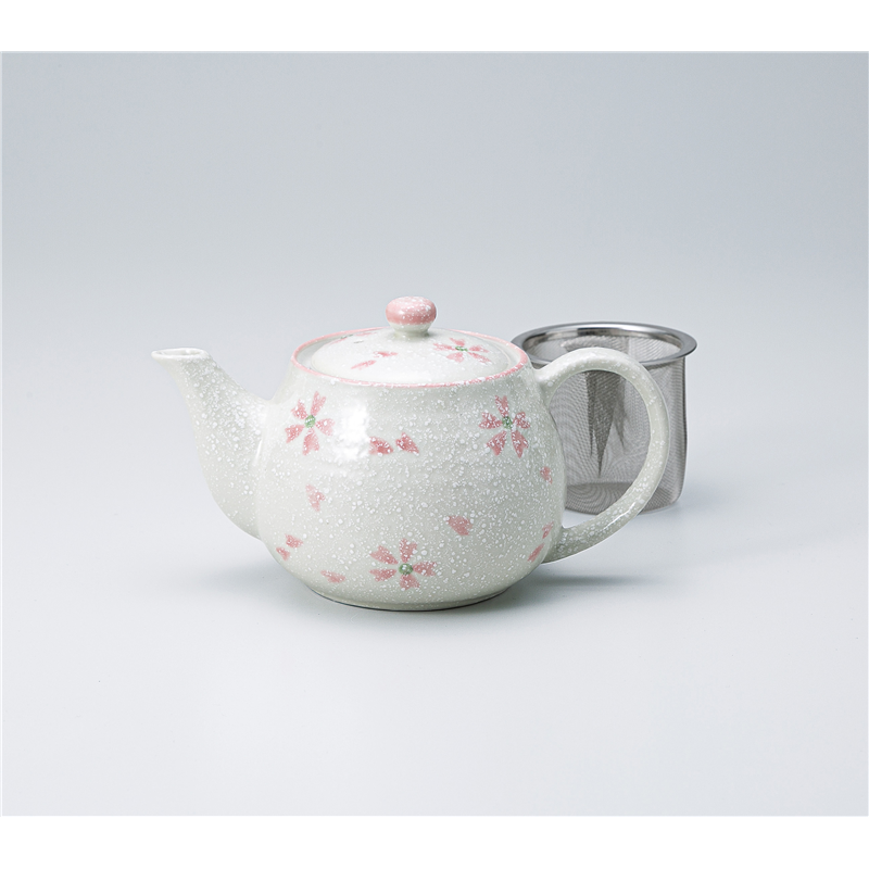 古林陶器 ポット さくら淡雪 軽量ポット 1334450141 1個(ご注文単位1個)【直送品】