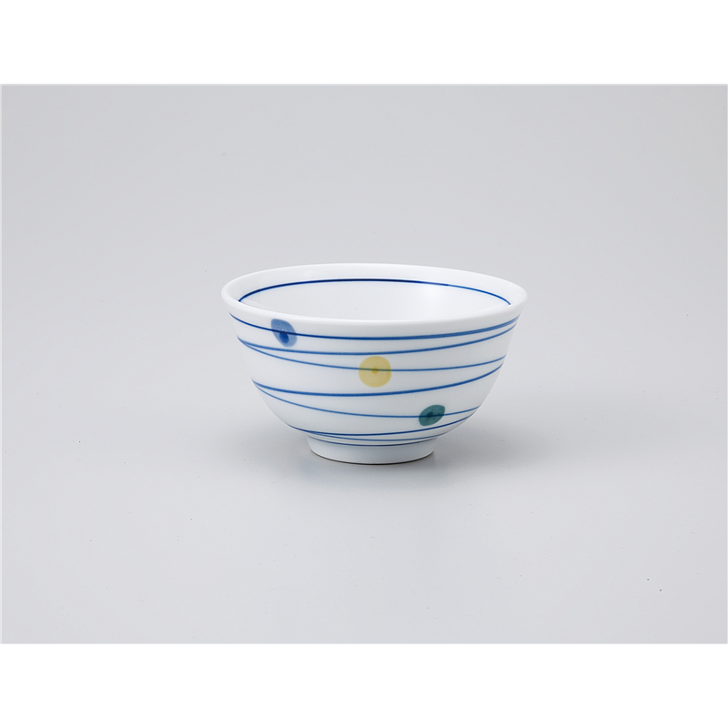 古林陶器 千茶 四色水玉反千茶 1140310170 1個（ご注文単位1個）【直送品】