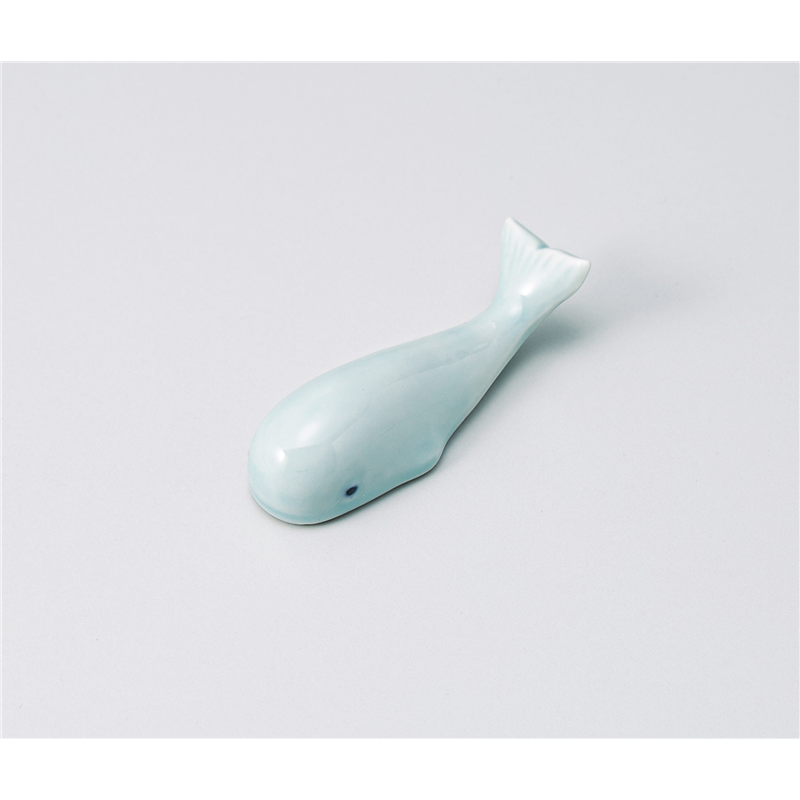 古林陶器 箸置 青磁クジラ箸置 1338060447 1個（ご注文単位1個）【直送品】