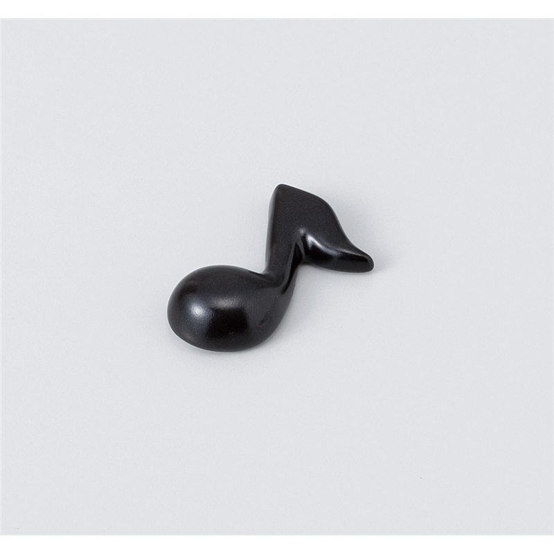 古林陶器 箸置 黒マット音符レスト 1043340403 1個（ご注文単位1個）【直送品】