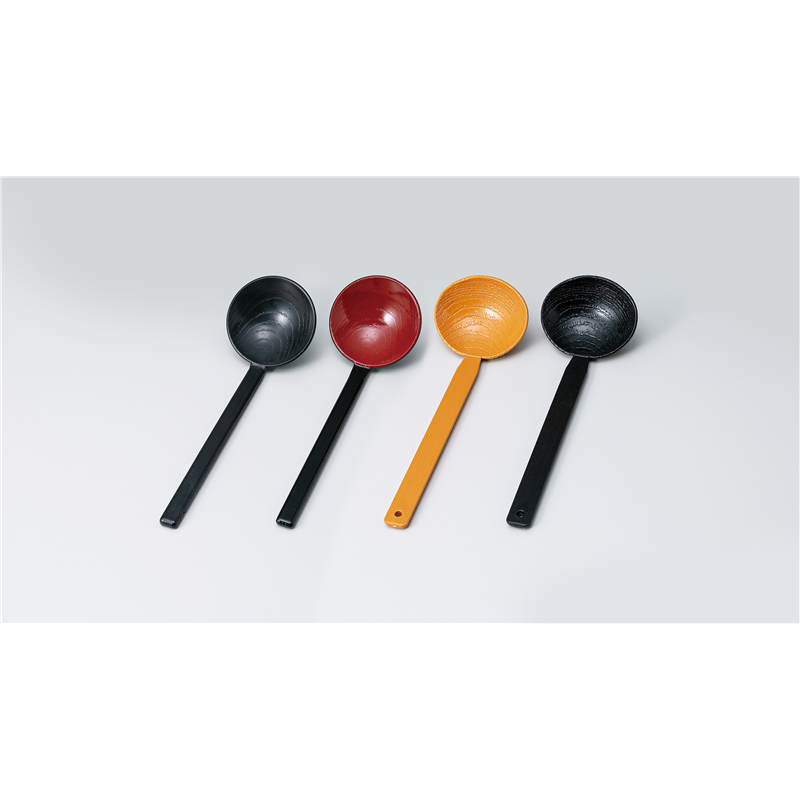 古林陶器 レンゲ・スプーン 亀甲レンゲ 黒 1338640998 1個（ご注文単位1個）【直送品】