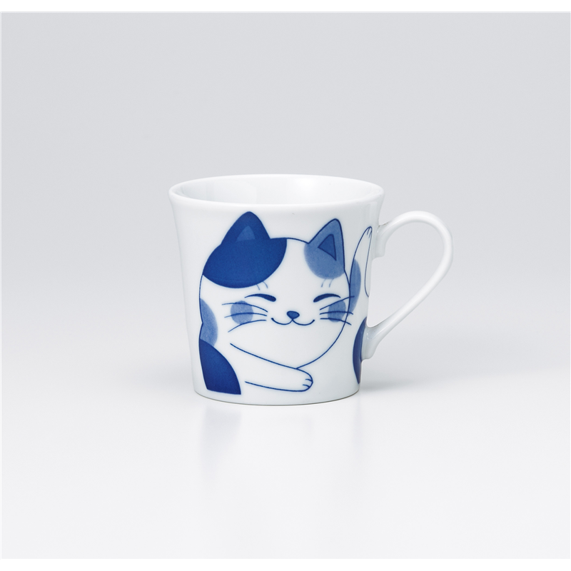 古林陶器 マグ ねこちぐら ミケYKマグ 1353650251 1個(ご注文単位1個)【直送品】