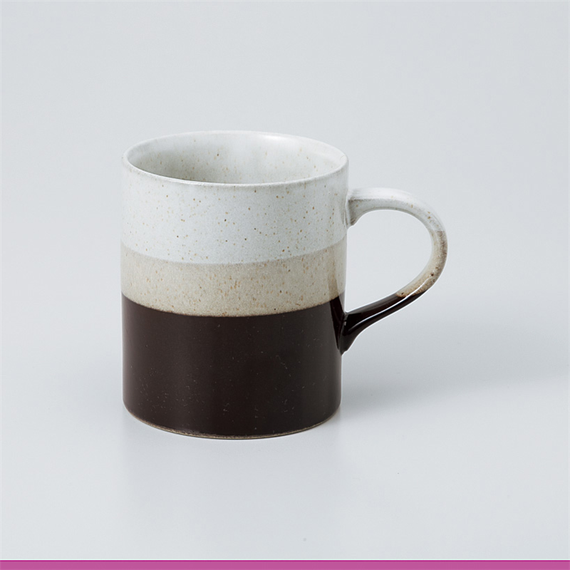 古林陶器 マグ ぬりわけ(茶)土物軽量マグ 965740154 1個（ご注文単位1個）【直送品】