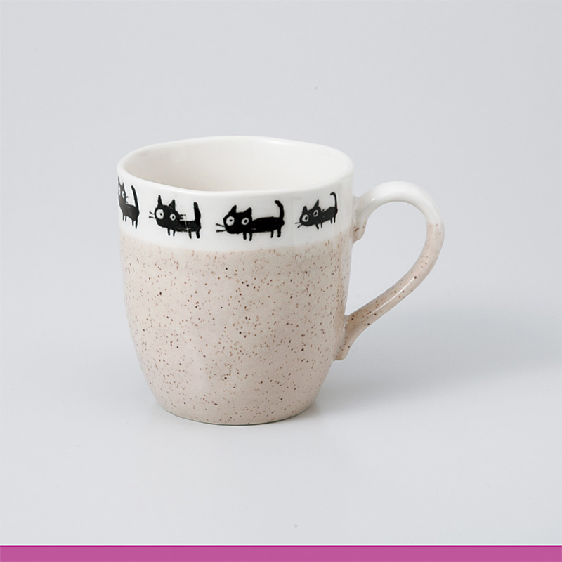 古林陶器 マグ 黒猫 白マグ 965560461 1個(ご注文単位1個)【直送品】