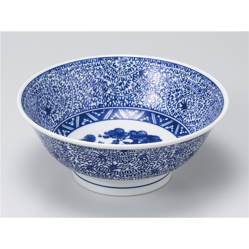 古林陶器 中華単品 美濃古紋6.8ラーメン 1170240141 1個（ご注文単位1個）【直送品】