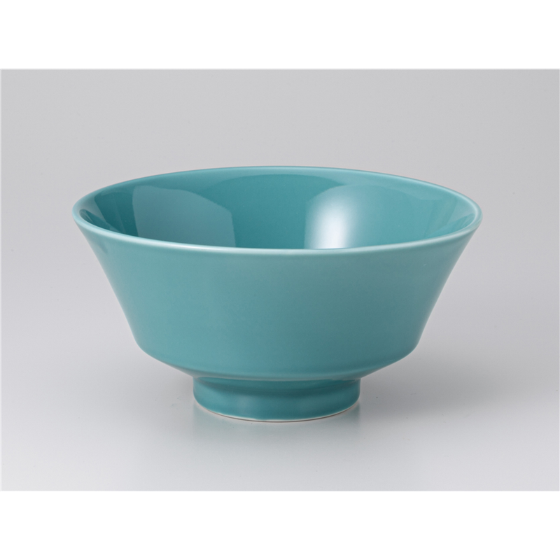 古林陶器 中華単品 青白磁 新型ラーメン丼 1266140140 1個（ご注文単位1個）【直送品】
