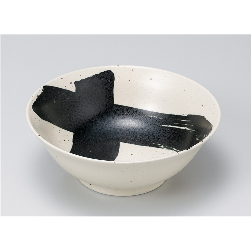 古林陶器 中華単品 黒刷毛目6.3ラーメン丼 1170550441 1個（ご注文単位1個）【直送品】
