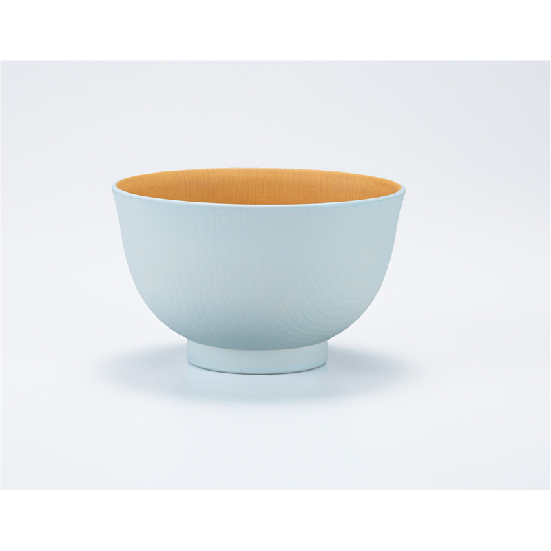 古林陶器 会津漆器汁椀 レンジ汁椀 羽反総木目 BL 1268240295 1個（ご注文単位1個）【直送品】