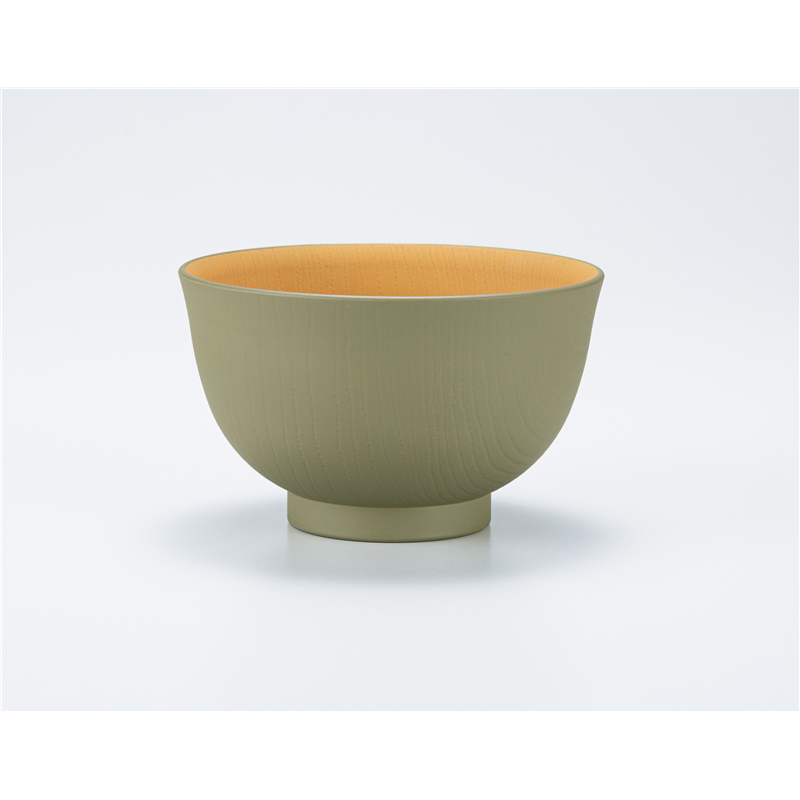 古林陶器 会津漆器汁椀 レンジ汁椀 羽反総木目 GR 1268240395 1個（ご注文単位1個）【直送品】