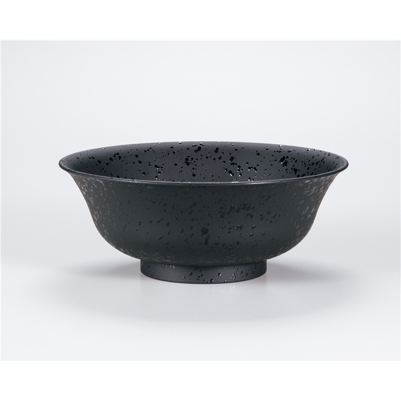 古林陶器 会津漆器吸椀・大椀・丼・マグカップ レンジらーめん鉢 黒天目 1072760395 1個（ご注文単位1個）【直送品】