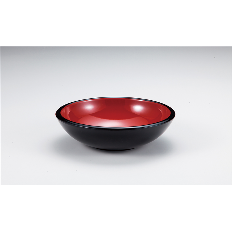 古林陶器 越前漆器丼・鉢・ボール 7.0 重ね鉢 黒内朱 1074920598 1個(ご注文単位1個)【直送品】