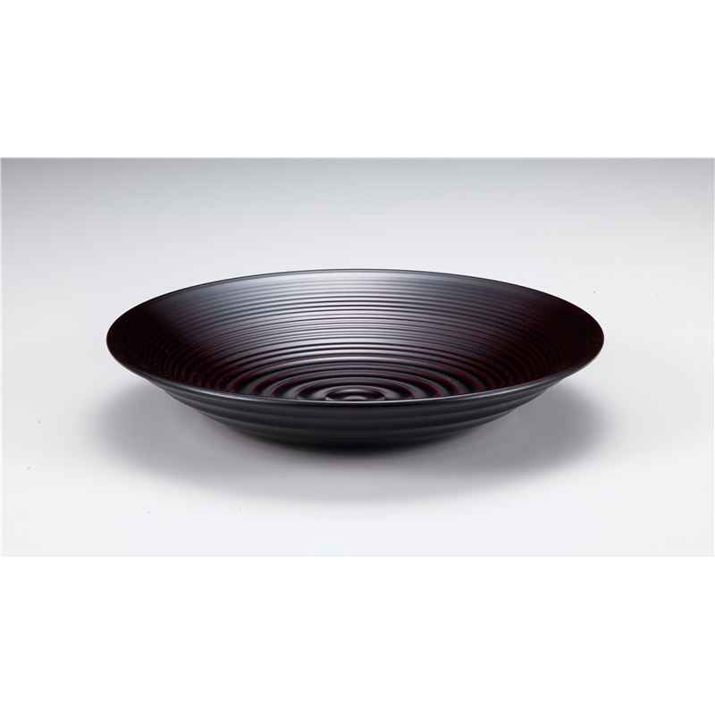 古林陶器 越前漆器丼・鉢・ボール 9.0 多々良鉢 溜艶消 1074930198 1個(ご注文単位1個)【直送品】