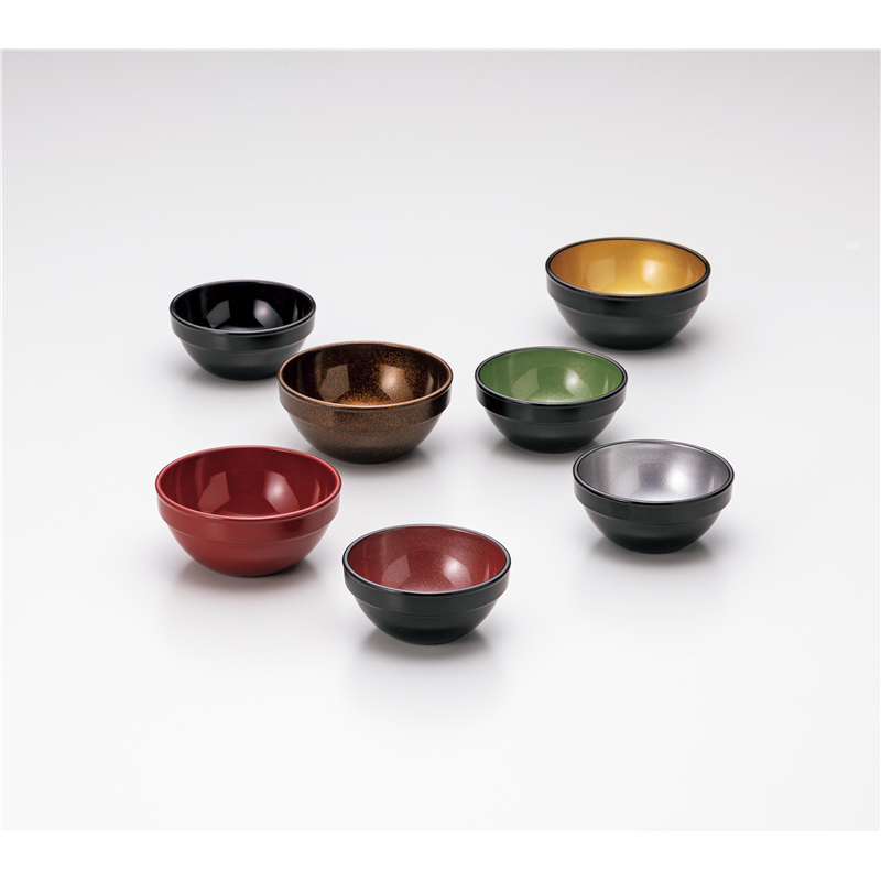 古林陶器 ビュッフェ用食器 いろどりボール(小)黒 1271910198 1個(ご注文単位1個)【直送品】