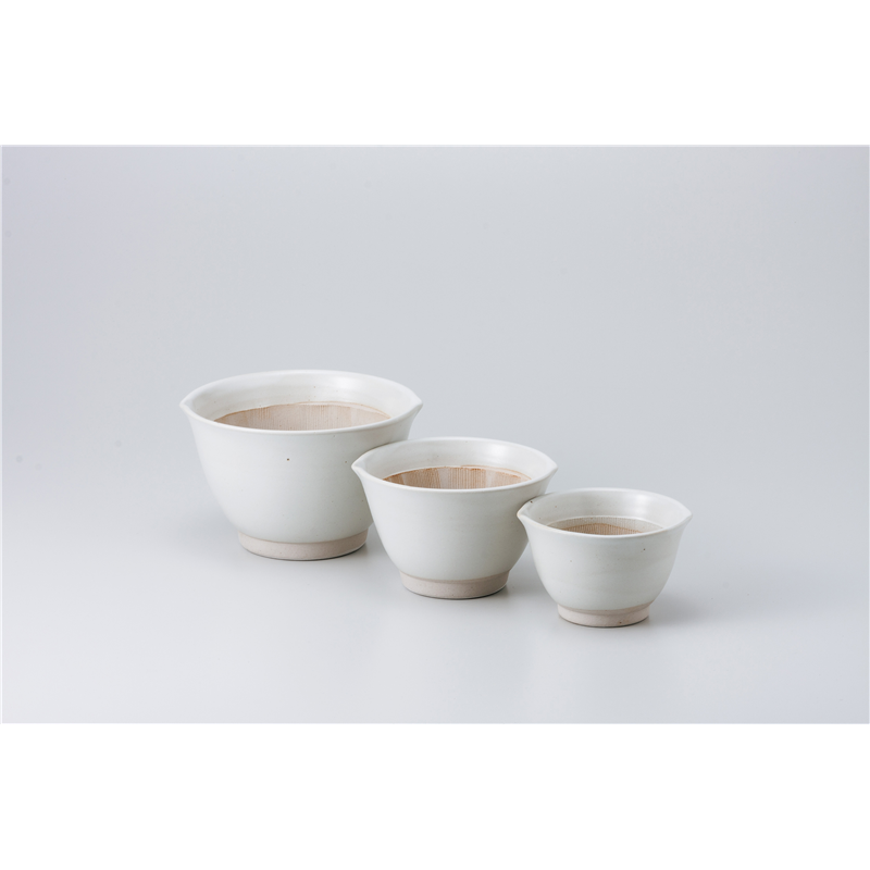 古林陶器 スリ鉢 白マット麦とろ鉢(大) 978720451 1個(ご注文単位1個)【直送品】