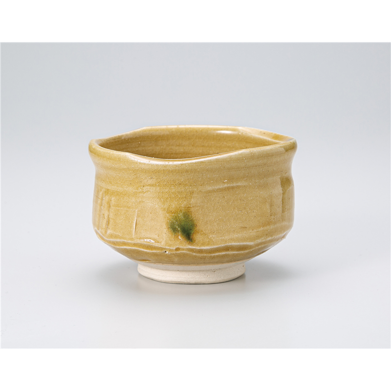 古林陶器 抹茶碗 黄瀬戸茶 (加実窯)(木) 1364410479 1個(ご注文単位1個)【直送品】