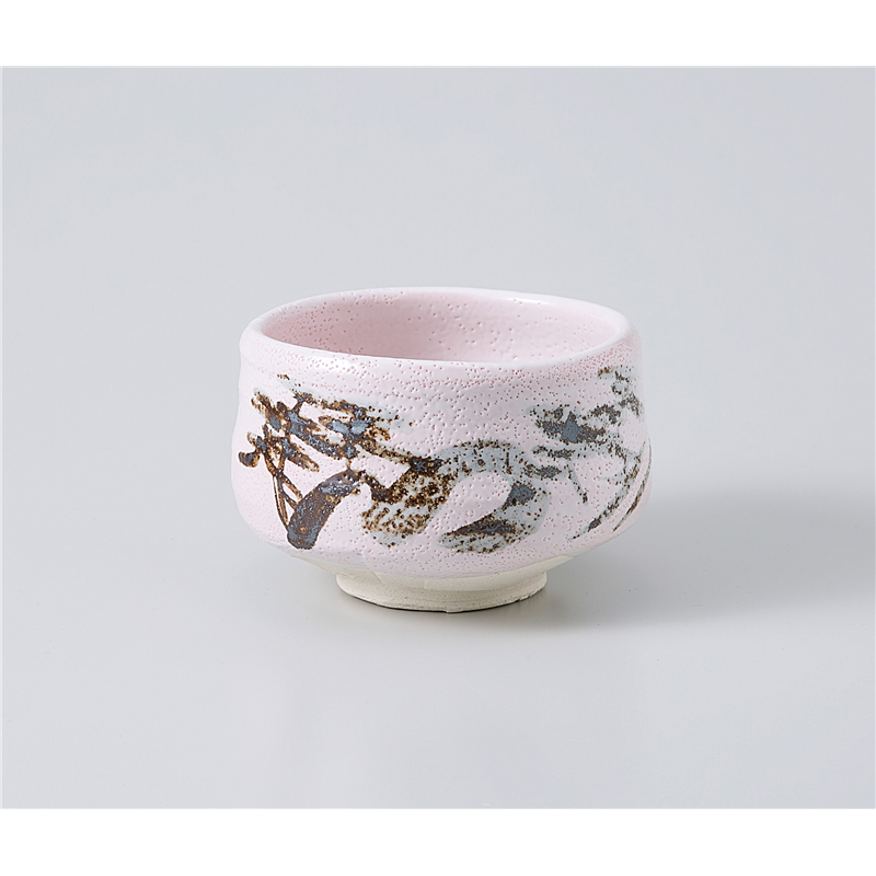 古林陶器 抹茶碗 錆絵桜志野抹茶碗 中 1177740325 1個(ご注文単位1個)【直送品】