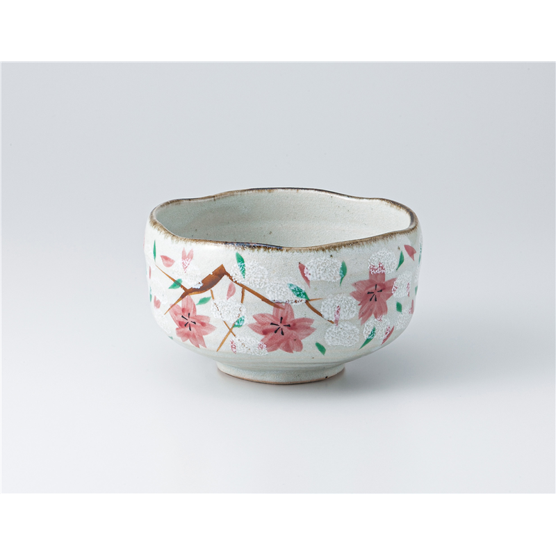 古林陶器 抹茶碗 抹茶碗 手描さくら(トムソン箱) 1364540515 1個(ご注文単位1個)【直送品】