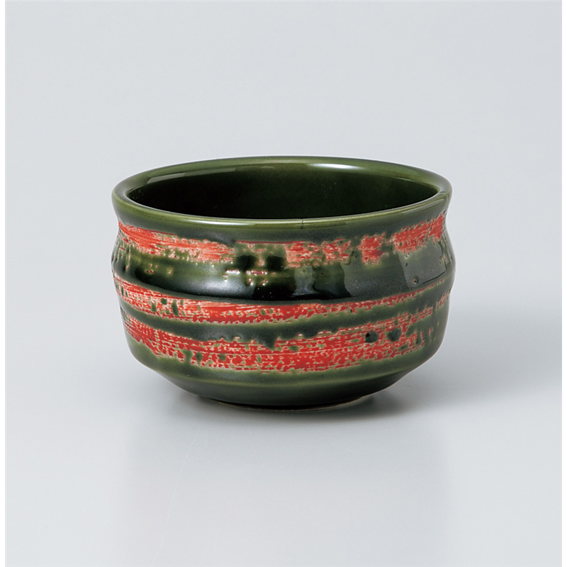 古林陶器 抹茶碗 織部抹茶 (トムソン箱) 977950657 1個(ご注文単位1個)【直送品】