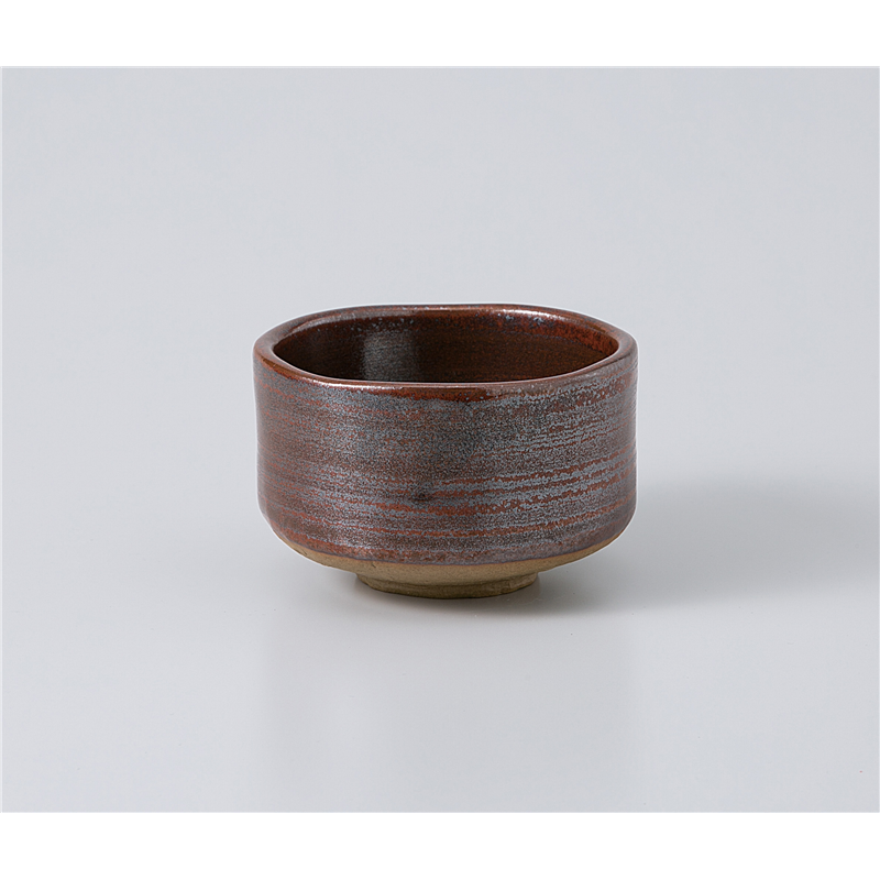 古林陶器 抹茶碗 抹茶碗 鉄赤刷毛目(トムソン箱) 1177910515 1個(ご注文単位1個)【直送品】