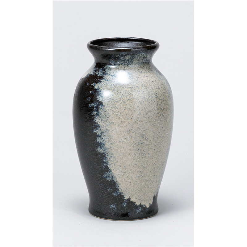 古林陶器 花瓶 吹き黒花瓶7号 1178340557 1個（ご注文単位1個）【直送品】
