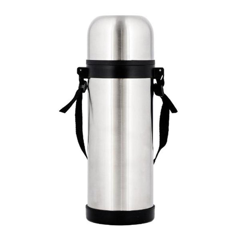 中山福 ダブルステンレスボトル 保温・保冷 コップ付 1.0L NQ-0312 1個(ご注文単位1個)【直送品】