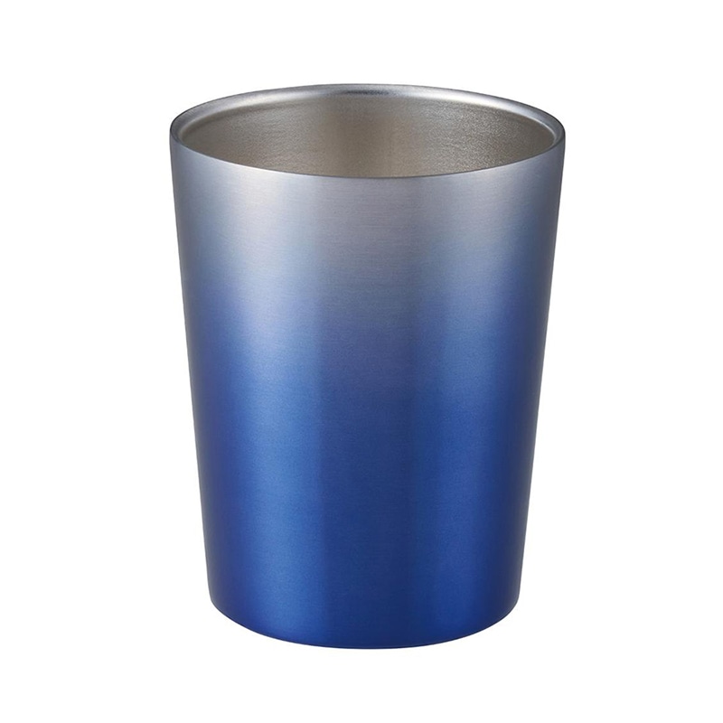 中山福 タンブラー ステンレス 380ml ウォームブルー NM-175 1個（ご注文単位1個）【直送品】