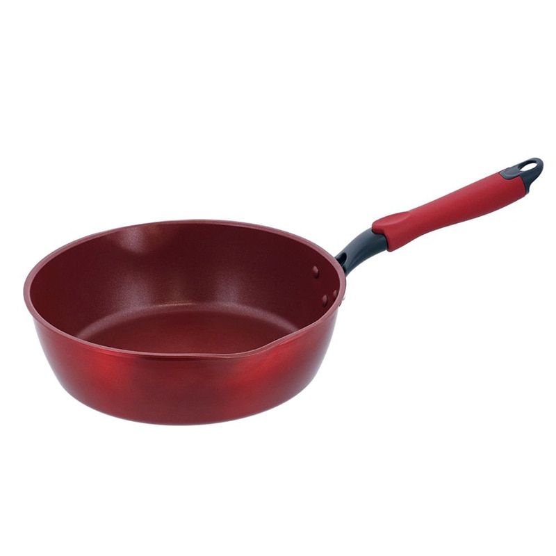 中山福 ディープパン デリシャスサインエボルト IH 26cm レッド NM-105 1個（ご注文単位1個）【直送品】