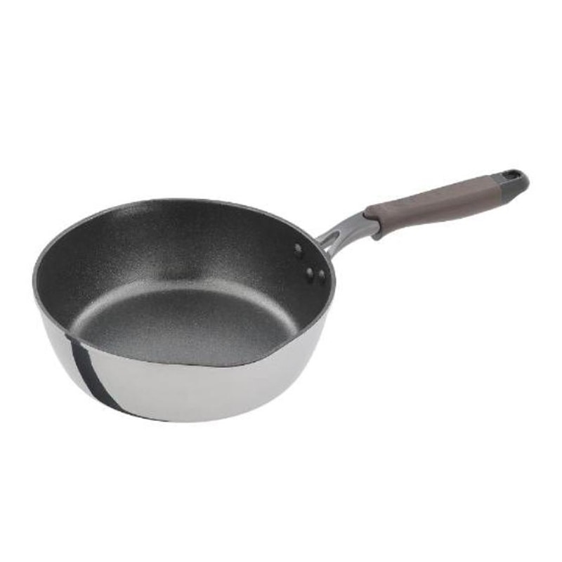 中山福 深型フライパン ミロワール IH対応 24cm ミラー仕上げ ND-7276 1個（ご注文単位1個）【直送品】