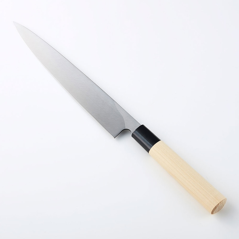 中山福 刺身包丁 ハガネ 堺源吉 210mm MA-3703 1個(ご注文単位1個)【直送品】