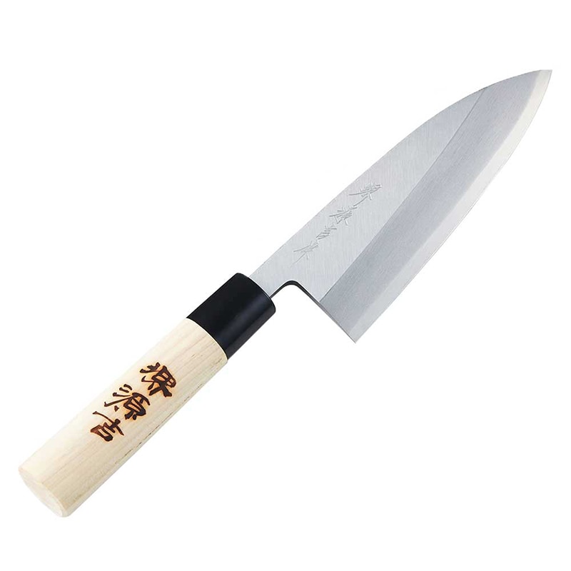 中山福 出刃包丁 ハガネ 堺源吉 150mm MA-3701 1個(ご注文単位1個)【直送品】