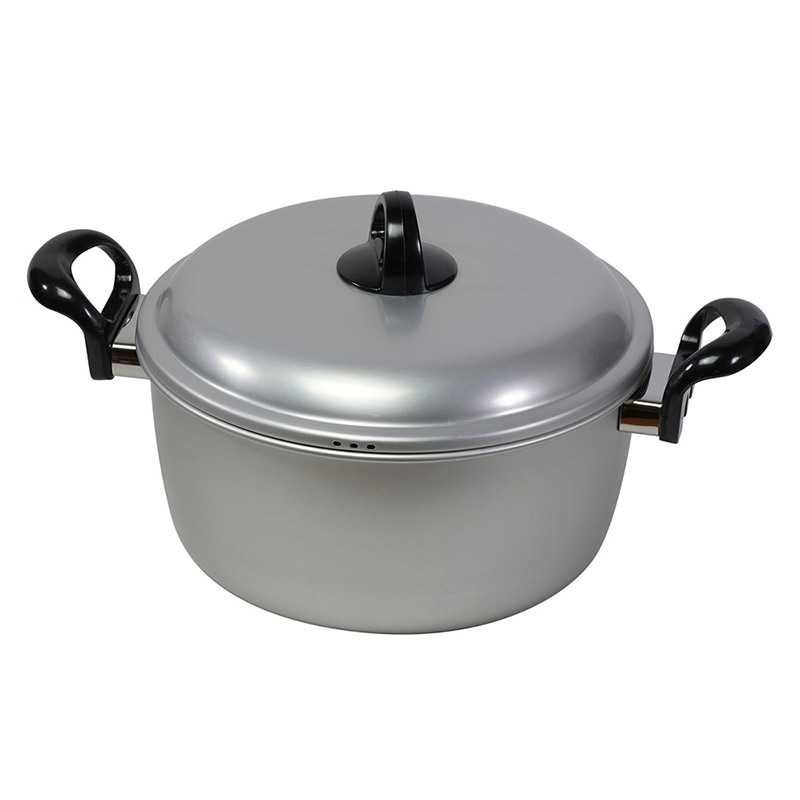 リバティコーポレーション アルミ鍋 両手 ガス火 24cm LD-372 1個（ご注文単位1個）【直送品】
