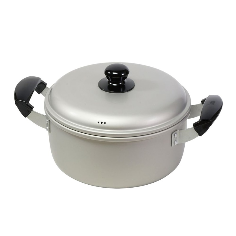 リバティコーポレーション アルミ鍋 両手 ガス火 22cm LD-360 1個（ご注文単位1個）【直送品】