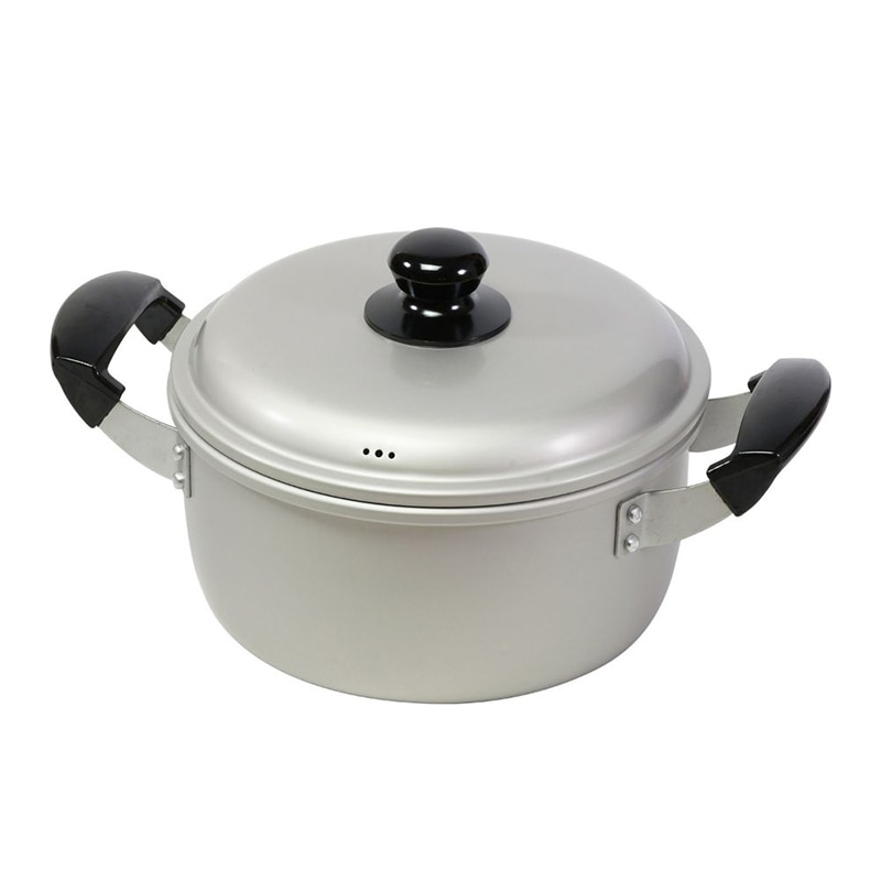 リバティコーポレーション アルミ鍋 両手 ガス火 20cm LD-359 1個（ご注文単位1個）【直送品】