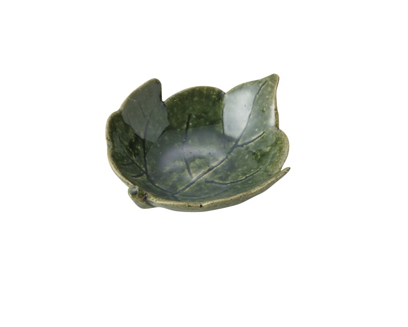 丸モ高木陶器 織部山葡萄小皿 5A030-06 1個(ご注文単位1個)【直送品】