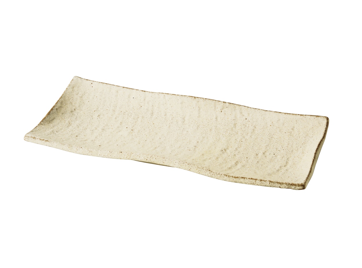 丸モ高木陶器 和梨地28cm焼物皿 5A131-10 1個（ご注文単位1個）【直送品】
