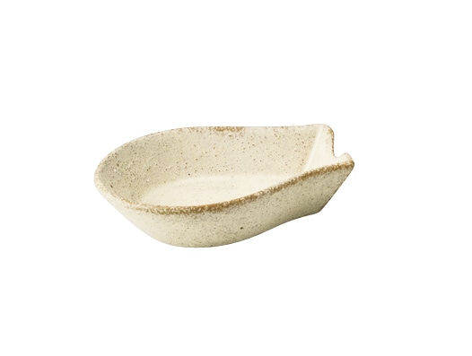 丸モ高木陶器 和梨地レンゲ台 5A132-07 1個（ご注文単位1個）【直送品】