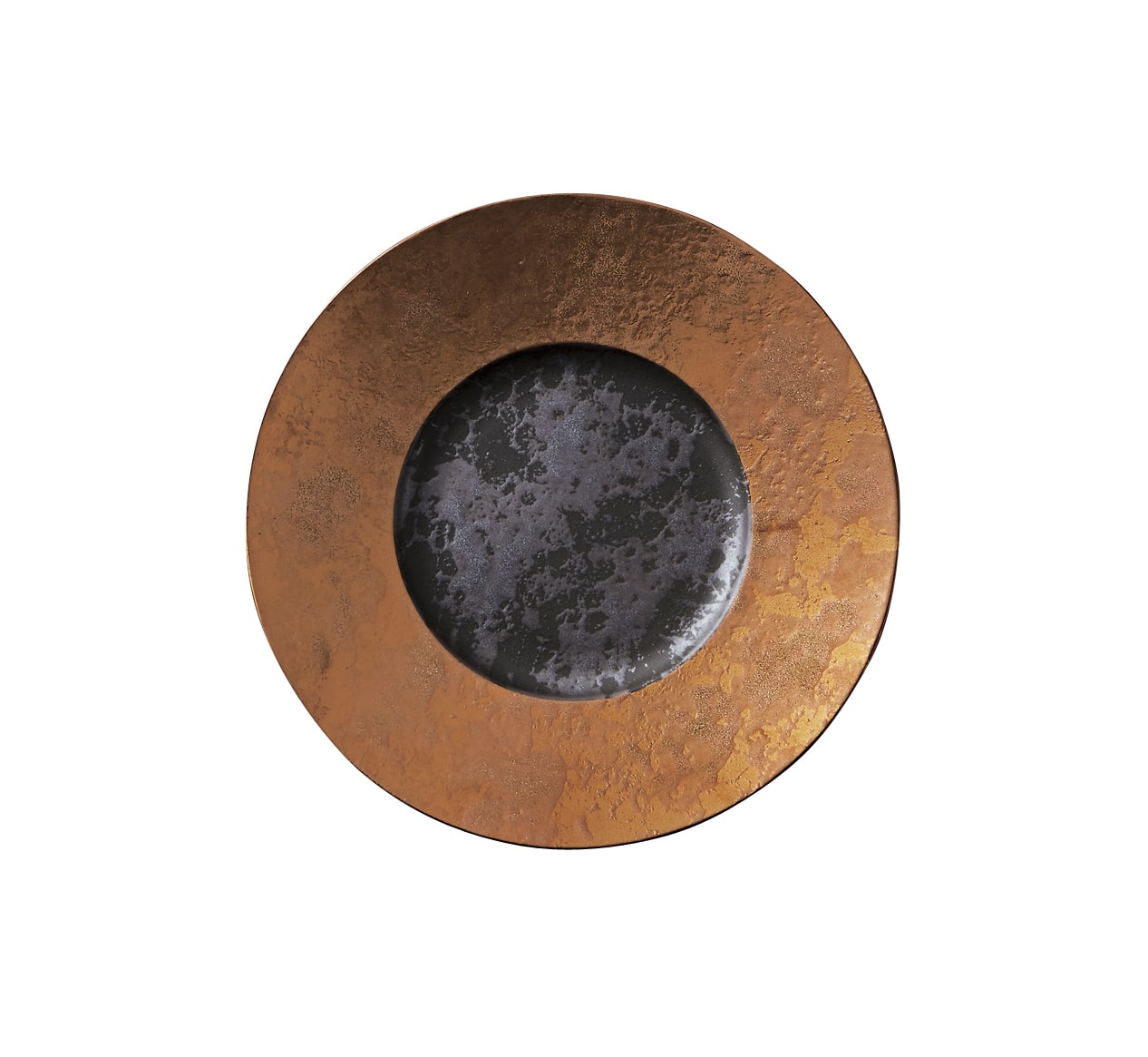 丸モ高木陶器 金悦21cmリム皿 5A063-01 1個（ご注文単位1個）【直送品】