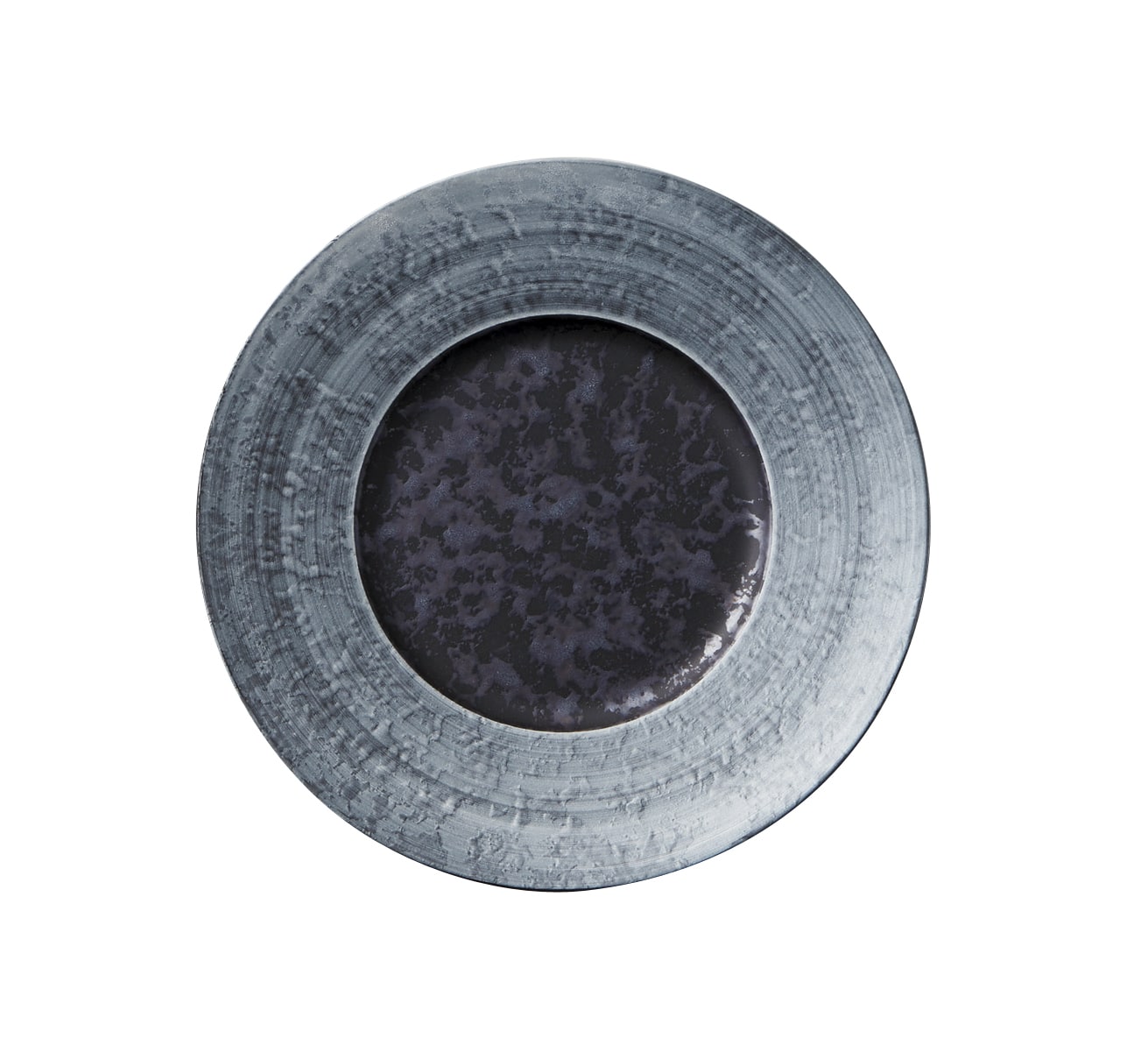 丸モ高木陶器 銀悦25cmリム皿 5A064-02 1個（ご注文単位1個）【直送品】
