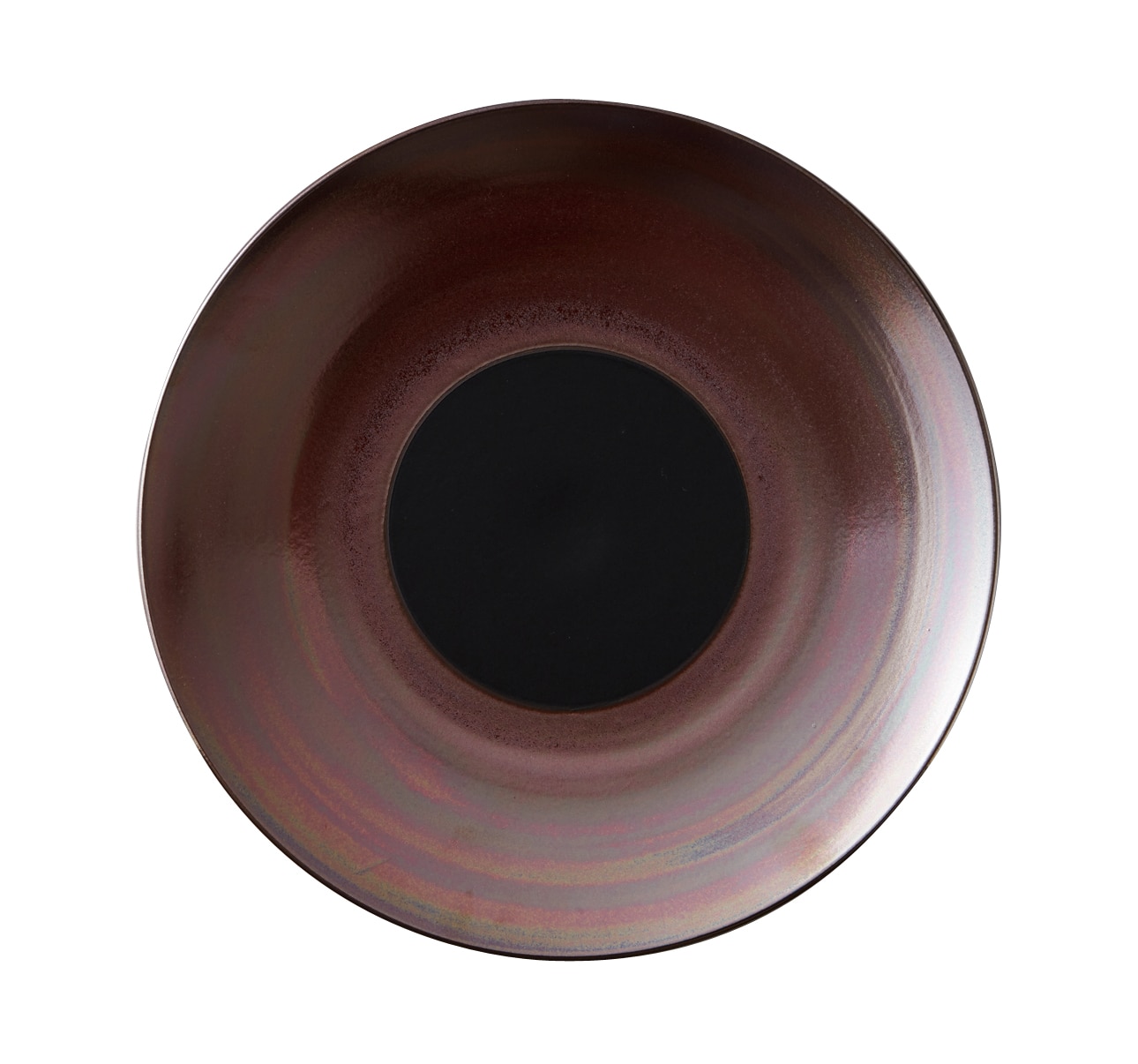 丸モ高木陶器 飛鳥28.5cmリムプレート／塗分 5A072-10 1個（ご注文単位1個）【直送品】
