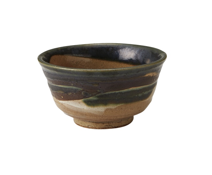丸モ高木陶器 古釉織部反り茶碗 5A108-09 1個（ご注文単位1個）【直送品】
