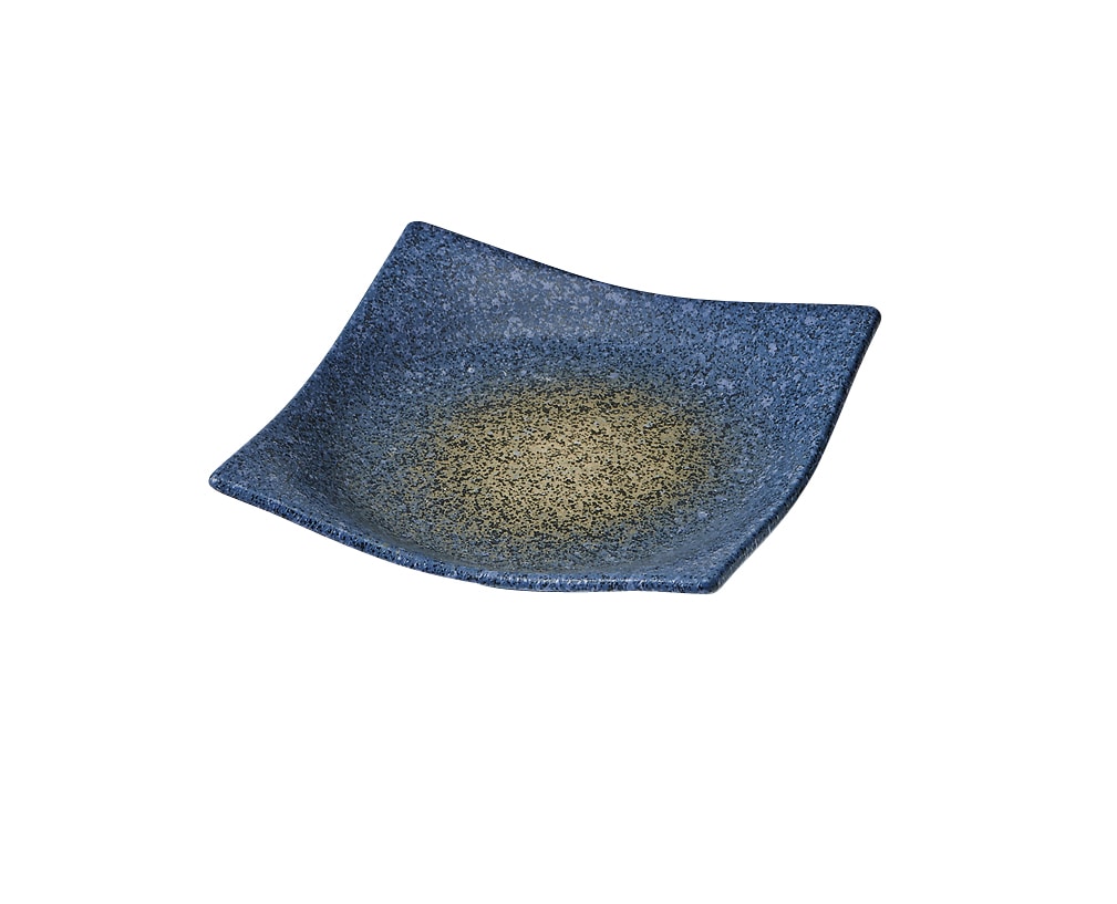 丸モ高木陶器 星屑13.5cm正角皿 5A109-07 1個(ご注文単位1個)【直送品】