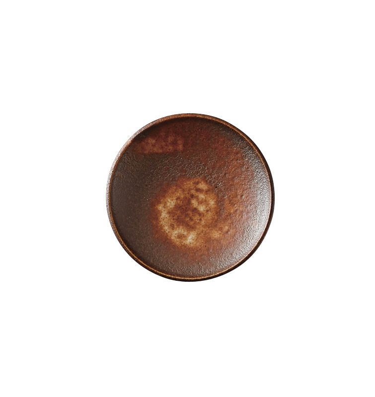 丸モ高木陶器 炎の舞10cm丸皿 5A110-01 1個(ご注文単位1個)【直送品】
