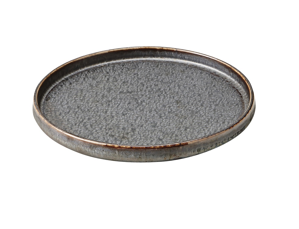 丸モ高木陶器 孔雀切立皿（小） 5A112-01 1個（ご注文単位1個）【直送品】