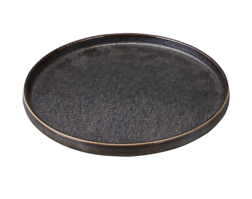 丸モ高木陶器 孔雀切立皿（大） 5A112-03 1個（ご注文単位1個）【直送品】