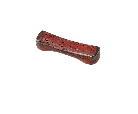 丸モ高木陶器 紅柚子天目箸置 4A126-19 1個（ご注文単位1個）【直送品】