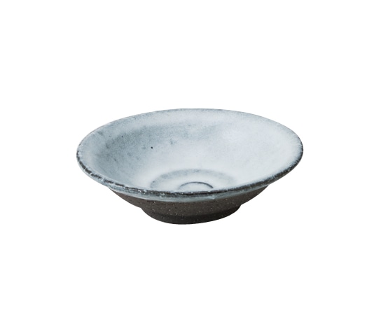 丸モ高木陶器 黒土窯変10cm小皿 5A121-08 1個（ご注文単位1個）【直送品】